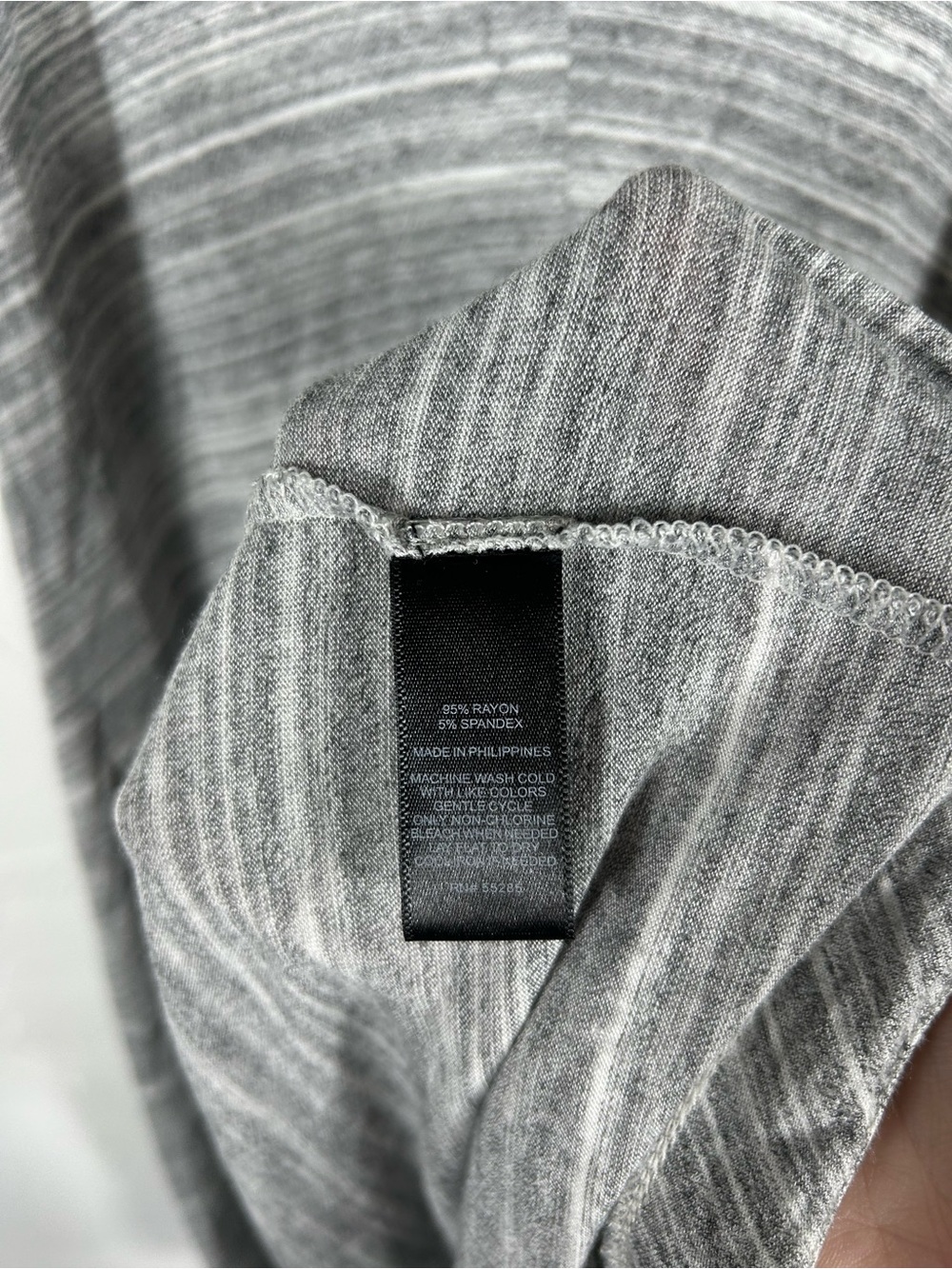 Express Heather Gray Spacedye High-Low Tank Dress Size L - Picture 6 of 6